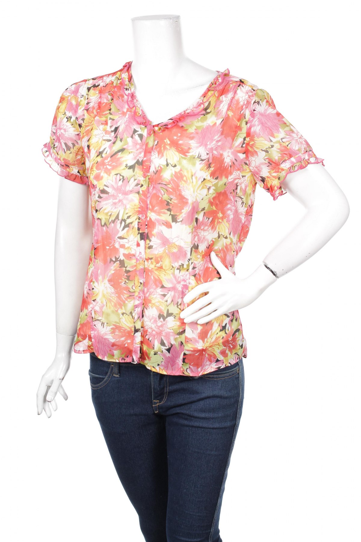 Γυναικείο πουκάμισο Requirements, Μέγεθος S, Χρώμα Πολύχρωμο, Τιμή 9,28 €