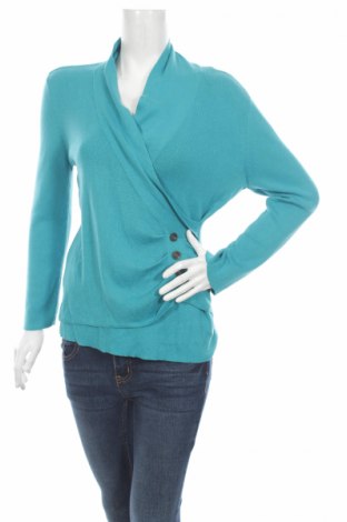 Дамски пуловер, Размер L, Цвят Зелен, Цена 45,00 лв.