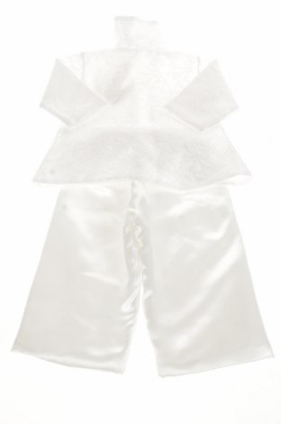 Детски костюм, Размер 3-6m/ 62-68 см, Цвят Бял, Цена 43,00 лв.