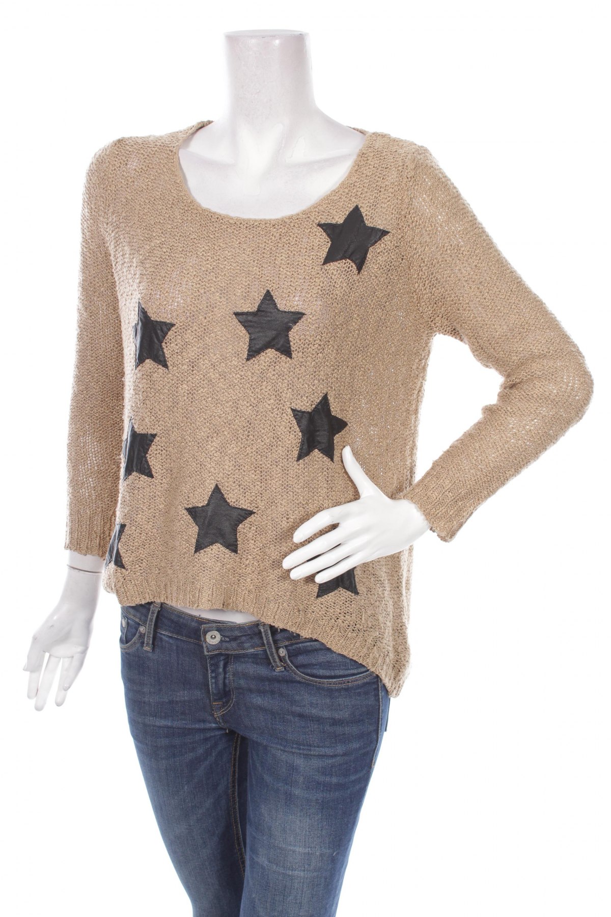 Дамски пуловер, Размер M, Цвят Кафяв, Цена 48,00 лв.