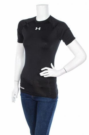 Γυναικείο t-shirt Under Armour, Μέγεθος S, Χρώμα Μαύρο, Τιμή 9,90 €