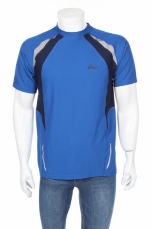 Ανδρικό t-shirt Asics, Μέγεθος L, Χρώμα Μπλέ, Πολυεστέρας, Τιμή 11,57 €