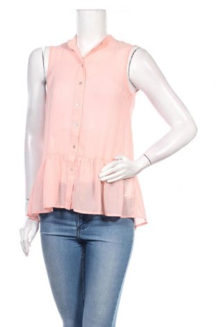 Дамска риза H&M, Размер XXS, Цвят Розов, Полиестер, Цена 5,50 лв.