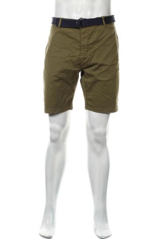 Мъжки къс панталон Dstrezzed, Размер L, Цвят Зелен, 98% памук, 2% еластан, Цена 38,15 лв.