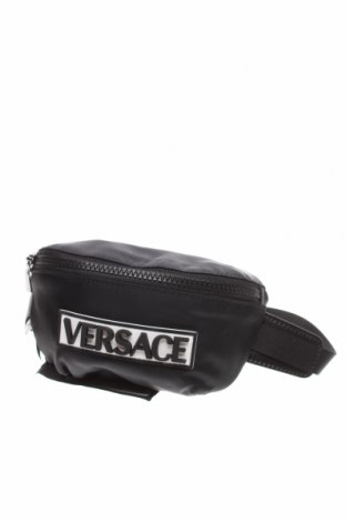 Чанта за кръст Versace, Цвят Черен, Текстил, Цена 396,75 лв.