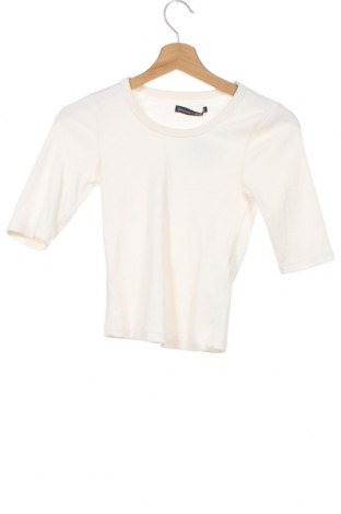 Дамска блуза Abercrombie & Fitch, Размер XS, Цвят Бежов, 57% памук, 39% полиестер, 4% еластан, Цена 37,80 лв.