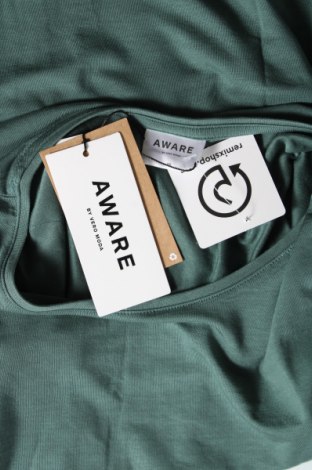 Γυναικεία μπλούζα Aware by Vero Moda, Μέγεθος XS, Χρώμα Πράσινο, 95% lyocell, 5% ελαστάνη, Τιμή 12,63 €
