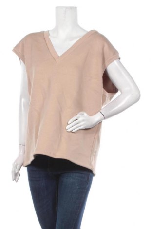 Damen Shirt Bershka, Größe M, Farbe Beige, 65% Baumwolle, 35% Polyester, Preis 22,27 €