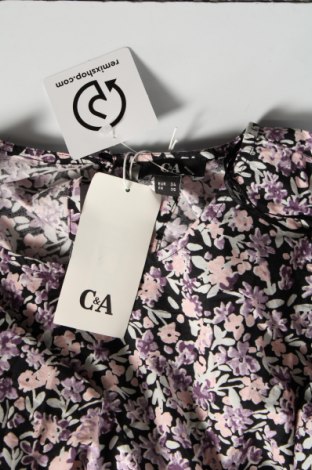 Γυναικεία μπλούζα C&A, Μέγεθος XS, Χρώμα Πολύχρωμο, Βαμβάκι, Τιμή 7,58 €