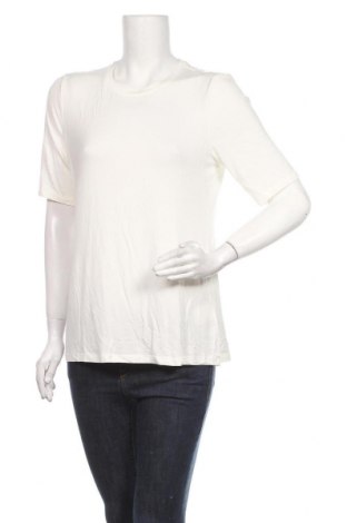 Γυναικεία μπλούζα H&M, Μέγεθος L, Χρώμα Λευκό, 95% βισκόζη, 5% ελαστάνη, Τιμή 9,29 €