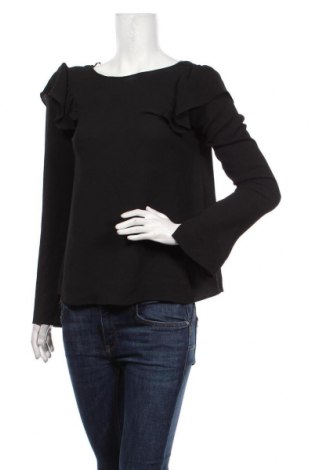 Γυναικεία μπλούζα KappAhl, Μέγεθος XS, Χρώμα Μαύρο, 95% πολυεστέρας, 5% ελαστάνη, Τιμή 10,13 €