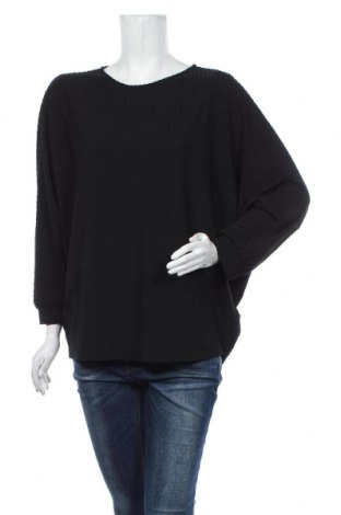 Γυναικεία μπλούζα Lindex, Μέγεθος L, Χρώμα Μαύρο, 80% πολυεστέρας, 20% ελαστάνη, Τιμή 16,89 €