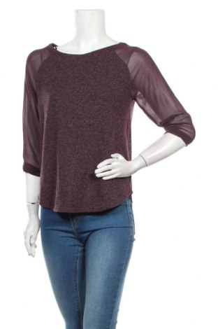 Damen Shirt New Look, Größe M, Farbe Lila, 98% Polyester, 2% Elastan, Preis 18,09 €