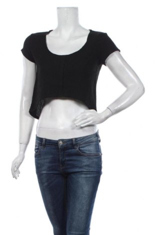 Γυναικεία μπλούζα Polo Garage, Μέγεθος M, Χρώμα Μαύρο, 65% πολυεστέρας, 30% βισκόζη, 5% ελαστάνη, Τιμή 12,08 €