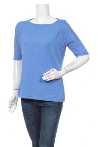 Γυναικεία μπλούζα Rene Lezard, Μέγεθος L, Χρώμα Μπλέ, 90% βαμβάκι, 10% ελαστάνη, Τιμή 22,08 €