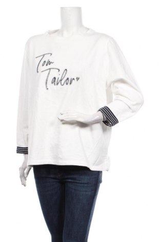 Damen Shirt Tom Tailor, Größe 3XL, Farbe Weiß, 60% Baumwolle, 40% Polyester, Preis 25,52 €