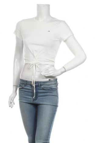 Bluză de femei Tommy Hilfiger, Mărime S, Culoare Alb, 95% viscoză, 5% elastan, Preț 194,90 Lei