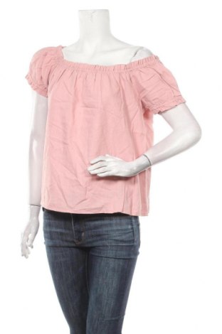 Γυναικεία μπλούζα Vero Moda, Μέγεθος XL, Χρώμα Ρόζ , 55% λινό, 45% βισκόζη, Τιμή 30,41 €