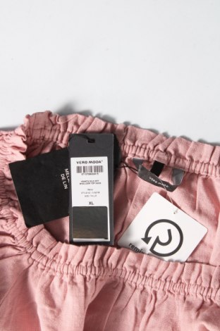 Γυναικεία μπλούζα Vero Moda, Μέγεθος XL, Χρώμα Ρόζ , 55% λινό, 45% βισκόζη, Τιμή 30,41 €