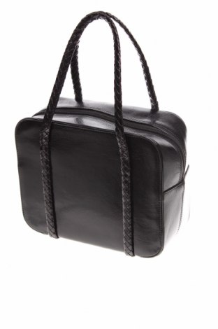 Дамска чанта Bally, Цвят Черен, Естествена кожа, Цена 220,02 лв.