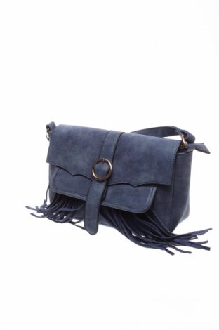 Γυναικεία τσάντα Castelli, Χρώμα Μπλέ, Δερματίνη, φυσικό σουέτ, Τιμή 42,06 €