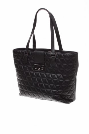 Γυναικεία τσάντα Guess, Χρώμα Μαύρο, Δερματίνη, Τιμή 116,94 €