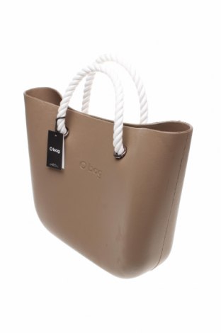 Дамска чанта O bag, Цвят Бежов, Полиуретан, Цена 98,02 лв.