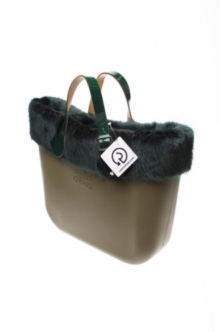 Γυναικεία τσάντα O bag, Χρώμα Πράσινο, Πολυουρεθάνης, κλωστοϋφαντουργικά προϊόντα, δερματίνη, Τιμή 61,55 €