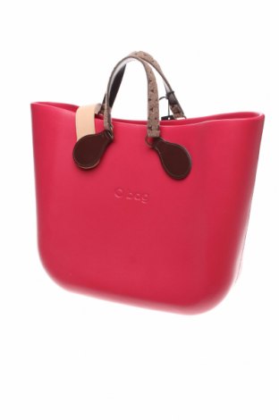 Γυναικεία τσάντα O bag, Χρώμα Ρόζ , Πολυουρεθάνης, κλωστοϋφαντουργικά προϊόντα, γνήσιο δέρμα, Τιμή 55,36 €