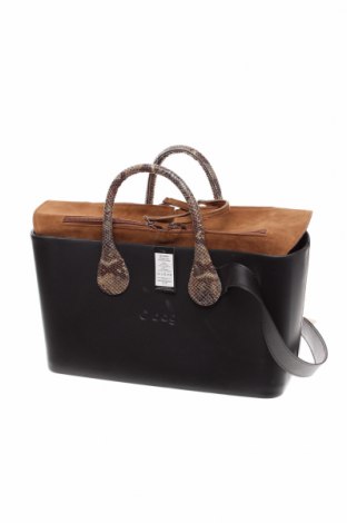 Γυναικεία τσάντα O bag, Χρώμα Μαύρο, Πολυουρεθάνης, Τιμή 52,27 €