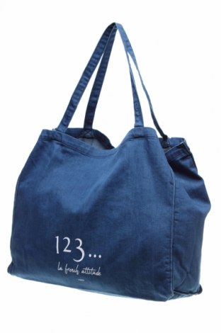 Γυναικεία τσάντα Un Deux Trois, Χρώμα Μπλέ, Κλωστοϋφαντουργικά προϊόντα, Τιμή 34,84 €
