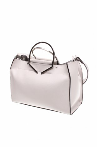 Γυναικεία τσάντα Zara, Χρώμα Λευκό, Δερματίνη, Τιμή 19,79 €