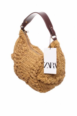 Γυναικεία τσάντα Zara, Χρώμα Καφέ, Άλλα υλικά, Τιμή 38,35 €