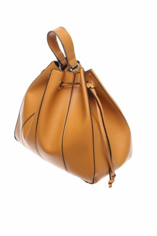 Γυναικεία τσάντα Zara, Χρώμα Καφέ, Δερματίνη, Τιμή 29,69 €