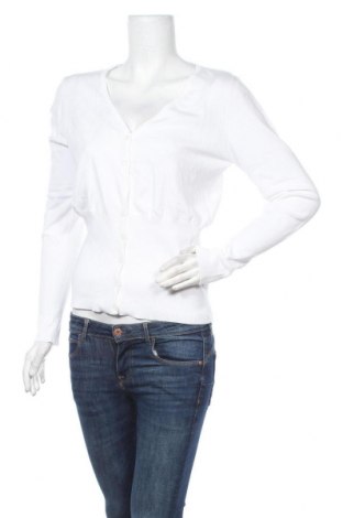 Cardigan de damă Saint Tropez, Mărime XL, Culoare Alb, 82% viscoză, 18% elastan, Preț 89,53 Lei