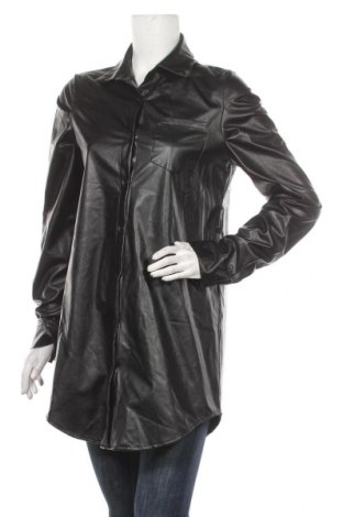 Dámská kožená bunda  SHEIN, Velikost M, Barva Černá, Eko kůže, Cena  414,00 Kč