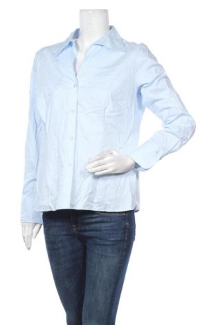 Damska koszula Eterna, Rozmiar L, Kolor Niebieski, 96% bawełna, 4% elastyna, Cena 83,16 zł