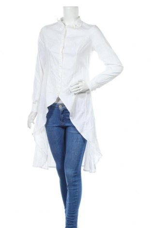 Дамска риза La Fee Maraboutee, Размер M, Цвят Бял, 95% памук, 5% еластан, Цена 66,00 лв.
