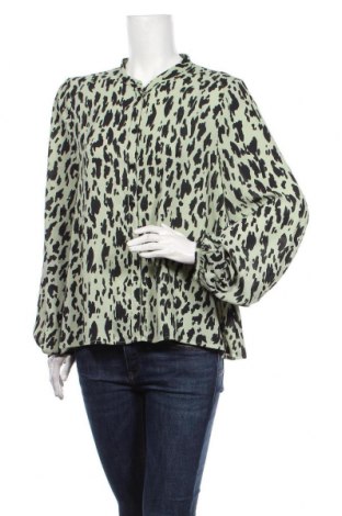 Γυναικείο πουκάμισο Lindex, Μέγεθος M, Χρώμα Πράσινο, Πολυεστέρας, Τιμή 16,89 €