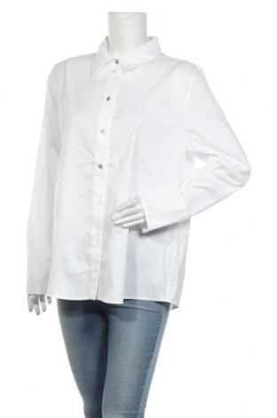 Дамска риза Marc Cain, Размер XXL, Цвят Бял, 63% памук, 37% полиестер, Цена 261,75 лв.