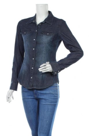 Damenbluse Perfect Jeans By Gina Tricot, Größe L, Farbe Blau, 100% Baumwolle, Preis 18,09 €