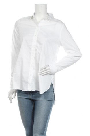 Дамска риза Selected Femme, Размер S, Цвят Бял, 65% памук, 32% полиамид, 3% еластан, Цена 47,17 лв.