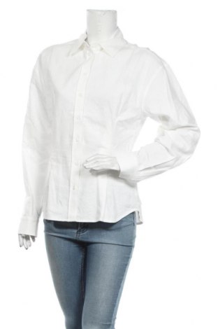 Dámská košile  Weekday, Velikost S, Barva Bílá, 55% len, 45% bavlna, Cena  859,00 Kč