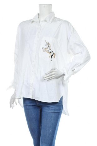 Damenbluse Zara, Größe L, Farbe Weiß, 100% Baumwolle, Preis 18,09 €