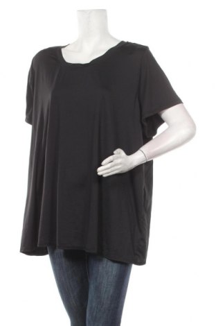 Γυναικείο t-shirt, Μέγεθος 4XL, Χρώμα Μαύρο, 90% πολυεστέρας, 10% ελαστάνη, Τιμή 16,89 €