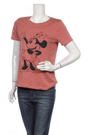 Γυναικείο t-shirt Disney, Μέγεθος S, Χρώμα Σάπιο μήλο, Βαμβάκι, Τιμή 14,29 €