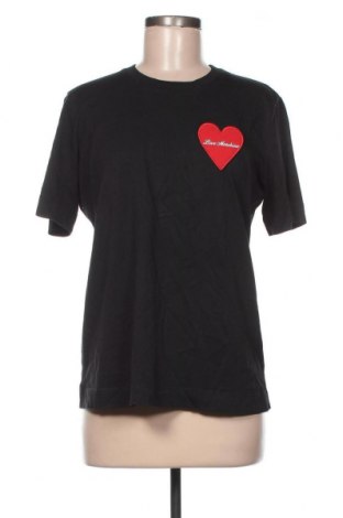Γυναικείο t-shirt Love Moschino, Μέγεθος S, Χρώμα Μαύρο, 100% βαμβάκι, Τιμή 73,07 €
