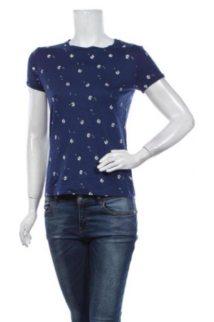 Γυναικείο t-shirt Pull&Bear, Μέγεθος S, Χρώμα Μπλέ, Τιμή 6,14 €