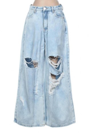 Dámske džínsy  Missguided, Veľkosť S, Farba Modrá, 96% bavlna, 4% elastan, Cena  26,47 €