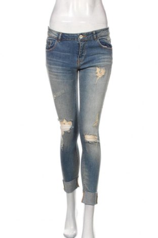 Damskie jeansy Pimkie, Rozmiar S, Kolor Niebieski, 98% bawełna, 2% elastyna, Cena 111,95 zł